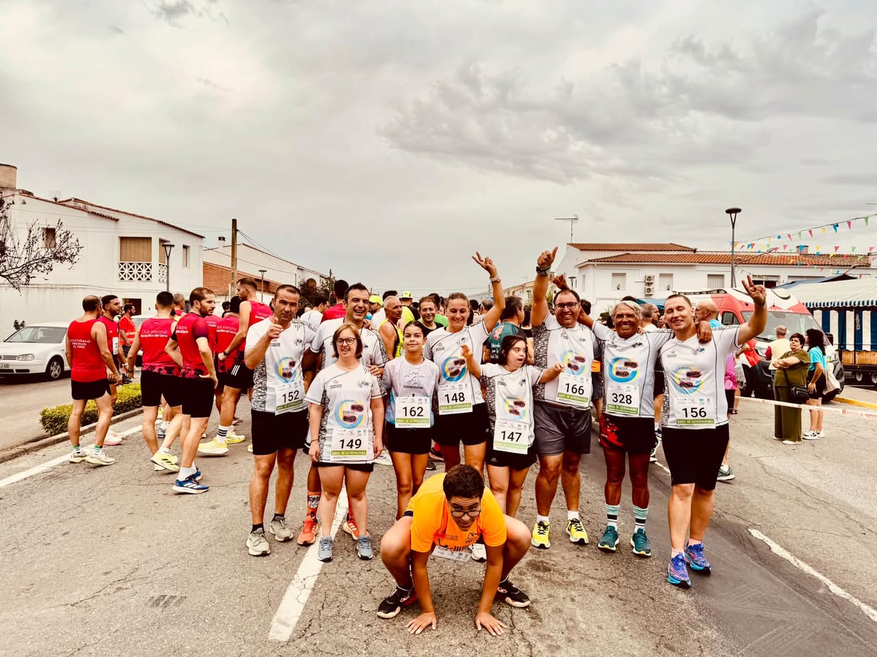 Grupo de Euexia Rural en una actividad deportiva